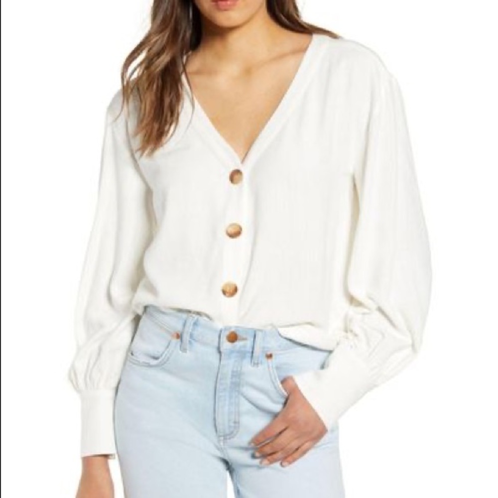 NWT BP Ivory Blouse - Medium